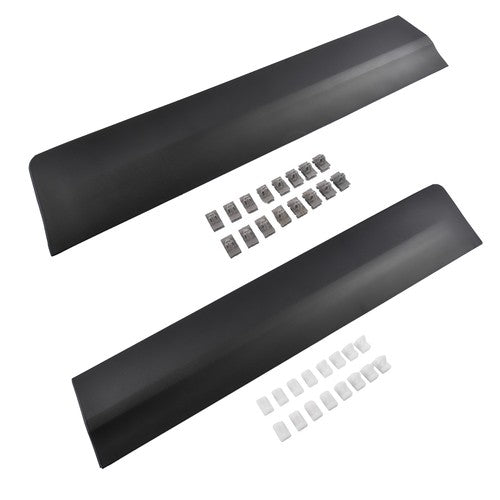 Pair Rear Lower Door Trim Molding Black for Cadillac XT5 2017-2025 Left & Right
