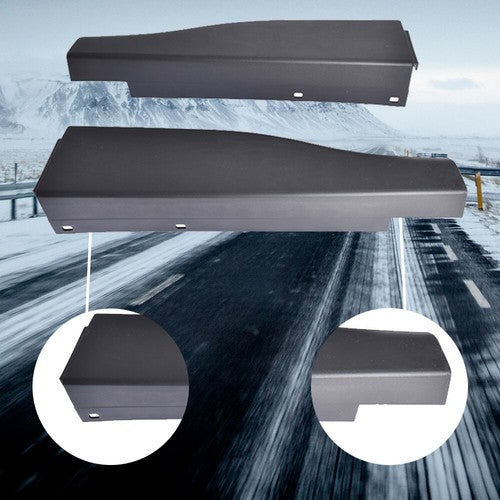 RH+LH Side Black Flex Step Tailgate Molding Trim 2PCS Cap For Ford F250 F350