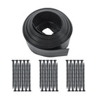 No-Dig Garden Edge Lawn Border L-shaped Landscape Edging Border Kit 33 FT