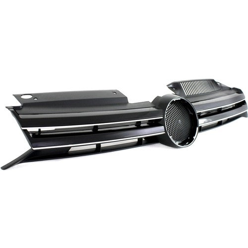 ZZ2V00340 Upper Black Grill for 2010 2011-2014 for VW for Volkswagen Golf MK6 GTI