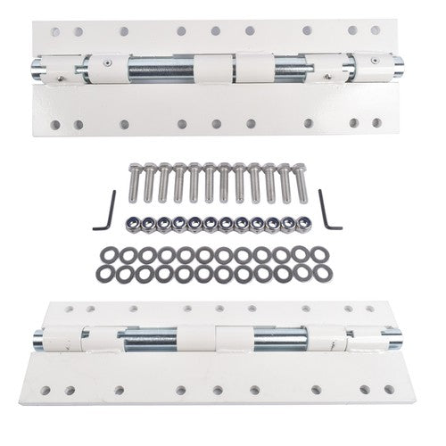 2x 55721 Swing Away Bracket White Alloy Steel Powder-Coated for Electric Jacks