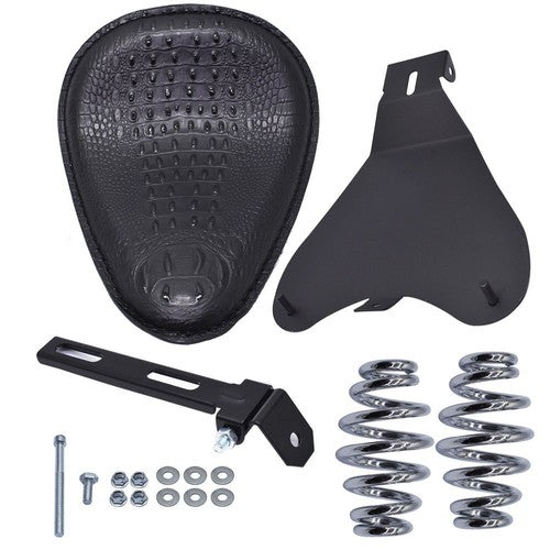 NEW For Yamaha VStar 1300 1100 950 650 Black Motorcycle Bobber Solo Seat Spring