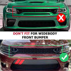 Front Upper Grille for Dodge Charger SRT GT 2015-2023 2 Side Bezels