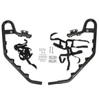 Black Aluminium Standard Nerf Bars Guard With Nets for Honda TRX 700XX 2008 2009