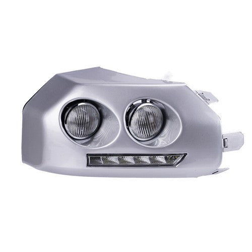 Chrome LED Bumper Fog Light DRL W/Wiring+Bulbs 2pc for Toyota Fj Cruiser 2007-14