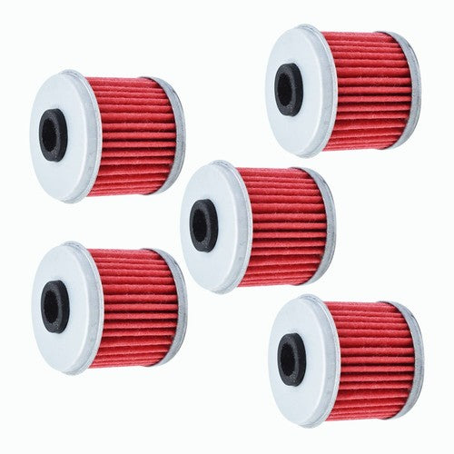 5x Oil Filter For Honda CRF250R CRF250X CRF450R CRF450X TRX450R CRF150R CRF150RB