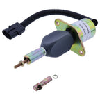 12V Fuel Shutoff Solenoid 3923680 3928160 For Cummins 6BT 5.9L & 6CT Case 7210