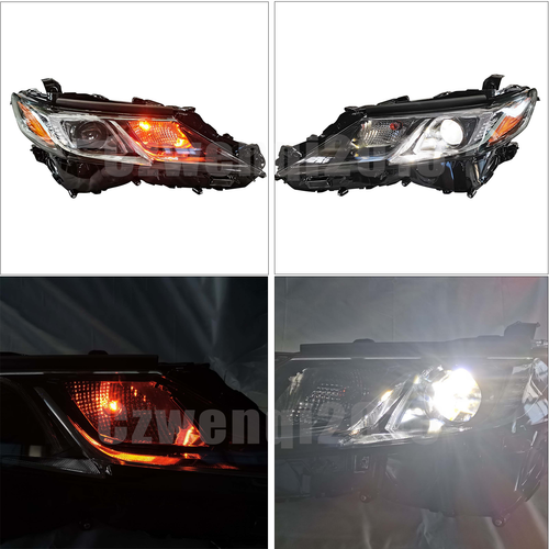 LED Headlights Headlamps LH+RH for Toyota Camry L LE SE 2018 2019 2020 2021-2024
