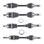4x CV Axles Set Front Rear Left Right for Can-Am Outlander Max 500 650 850 1000R