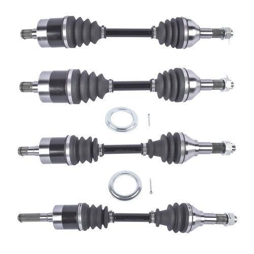 4x CV Axles Set Front Rear Left Right for Can-Am Outlander Max 500 650 850 1000R