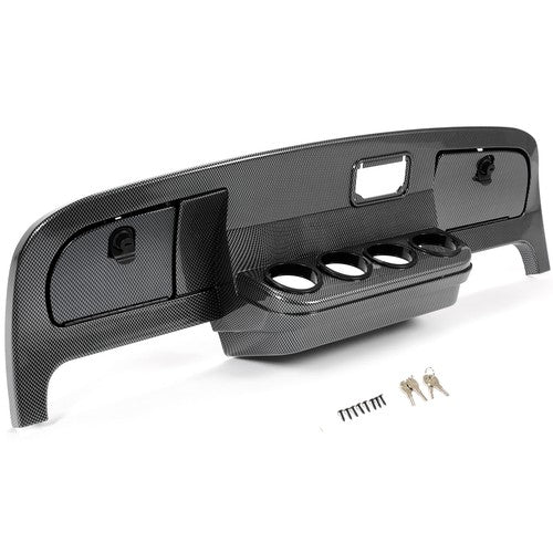 For EZGO TXT Golf Cart 1994-2013 Dash Assembly Cover Kit Carbon Fiber Printing