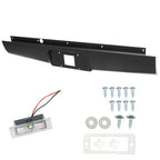 Rear Bumper Ends Cover Roll Pan For Chevy Colorado Gmc Canyon 04-12 (Fleetside)