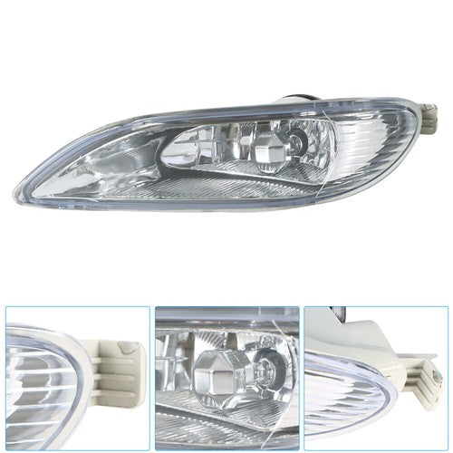 Red Tail Light Right+Pair Fog Lights Chrome Housing For Toyota Camry 2002-2004
