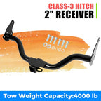 Class 3 Trailer Hitch 2 Inch Receiver Tube for Nissan Xterra 2005-2015 4000 lbs