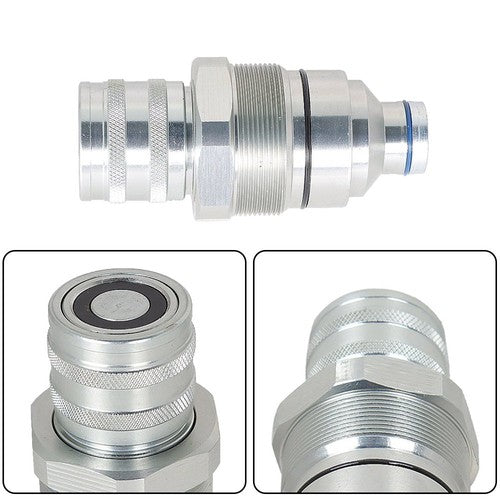 Female Flat Face Coupler Compatible 7246802 For Bobcat 863 S175 S650 T250 US
