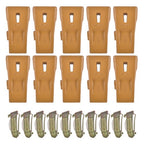 X290 Sharp Bucket Teeth/Tooth with K290S Flexpins Fit for Mini Excavator 10Pcs