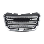 New Chrome Plastic Front Upper Bumper Grille Fit For GMC Terrain SLT 2016 2017