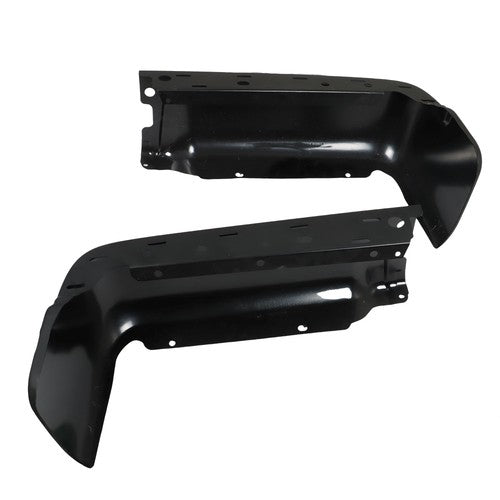 Rear Bumper Ends For Ford F150 2009-2014 Primered Steel Set Black Pair LH RH