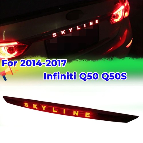 Smoke LED Tail Light Brake Signal Lamp for 2014-2017 for Infiniti Q50 Q50S