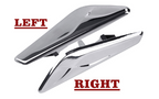 2x Front Fender Right + Left Side Chrome Finisher for BMW X3 F25 X4 F26 13-16 17