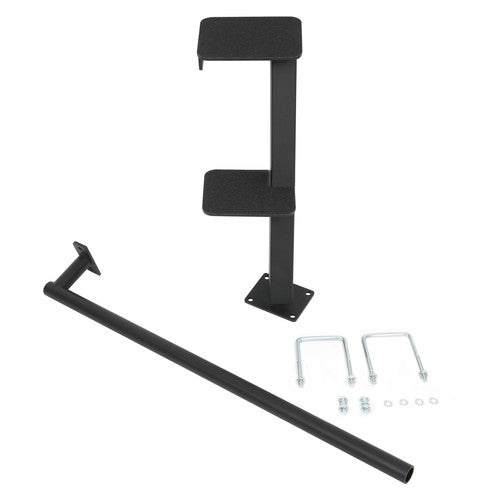 Adjustable Trailer Tongue 2 Steps Dual Steps for Bass Boat Trailer Pontoon Boats