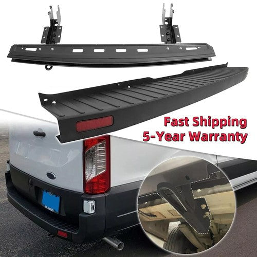 Rear Bumper with Reinforcement Cross Member Bracket Bar for Ford Transit 2015-2022