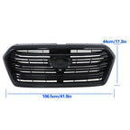 For Subaru Ascent 2019-2022 Gloss Black Plastic Front Upper Center Mesh Grille