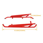 Side Nerf Bars Rock Slider 2 Seater Tree Kicker For Can Am Maverick X3 2017 2024