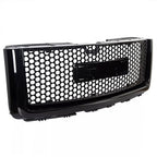 Upper Grille Hood Molding Trim for 2007-2013 GMC Sierra 1500 Denali Pickup Black