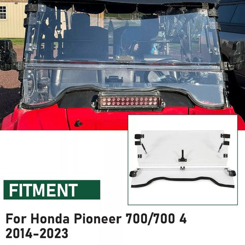 UTV Front Flip Windshield For Honda Pioneer 700 / 700-4 2014-2026 2021 2020 2019