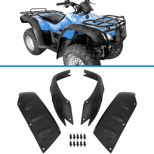 Mud Guards Fender Flares Flaps Kit for TRX350 04 06 TRX400 04 07 Rancher Honda