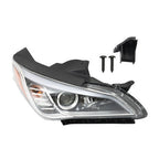 For Hyundai Sonata 2015-2017 Headlight Right Side Single Halogen RH Clear Lens