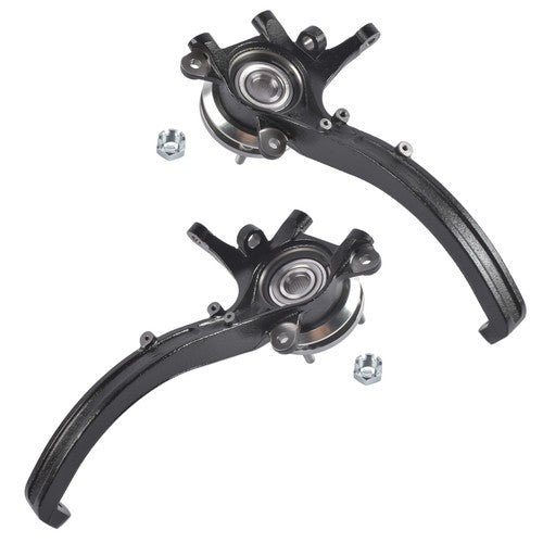2Pcs Front Steering Knuckle Wheel Hub Bearing Assys For Hyundai Sonata 2002-2005