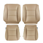Suit For Toyota Land Cruiser 98-07 Front Driver & Passenger Covers Tan Leather