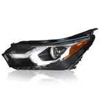 Halogen Headlight Assembly Chrome Driver Left Side For Chevy Equinox 2018-2019