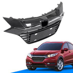 Front Upper Black Grille Grill With Chrome Trim for Honda HR-V HRV 2016 2017 2018