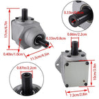 390024 Deck Gearbox Fit For Grasshopper Right Angle CCW Front Mount Mower New