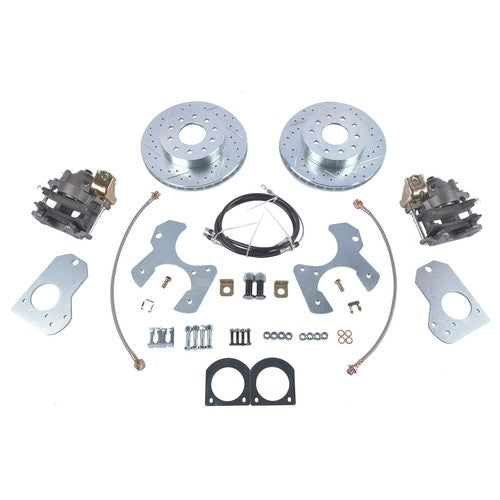 For 1978-88 G Body Chevy Pontiac Rear Disc Brake Conversion Kit Drilled Rotor