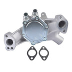 High-volume Aluminum Long Water Pump Satin Finish for Chevy BBC 396 402 454 502