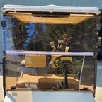 Tinted Fold Down Golf Cart Windshield Windscreen For EZGO Marathon 1986-1994.5