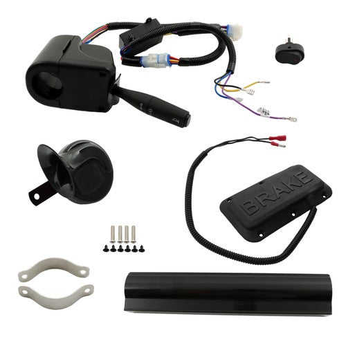 Golf Cart LED Light Turn Signal Kit W/ Horn Brake Hazard For Club Car Yamaha