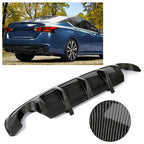 Rear Lower Diffuser Bumper for Nissan Teana Altima 2016-2019 Carbon Fiber Style