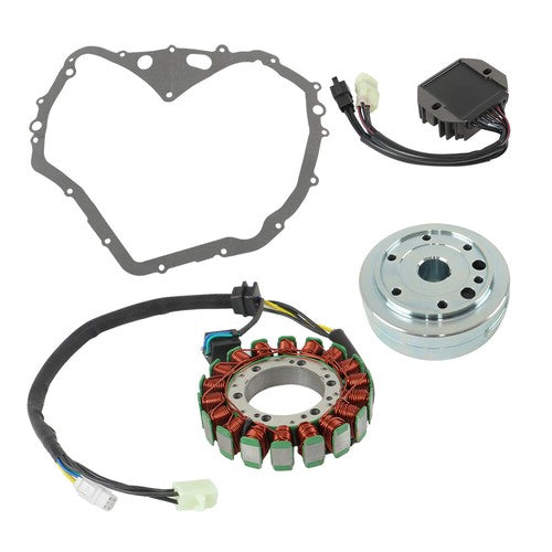For Arctic Cat 400 Manual 2003-2008 Flywheel Rotor + Gasket + Stator + Regulator