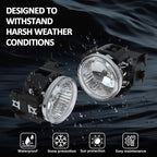 Front Bumper Fog Lights Lamps for Subaru WRX STI 2013-2014 Bulbs LH&RH Pair