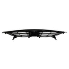 For 2011 2012 Honda Accord Front Bumper Upper Gloss Black Mesh Grill Grille