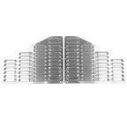 2Pcs Silver Hood Louver Alum Vent Panels Kit for Jeep XJ Cherokee 1984 2001