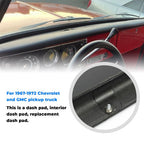 1967 1972 Chevy GMC C10 Truck Dash Pad Cover Black 67 68 69 70 71 72