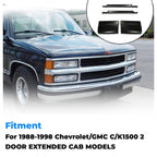 Rocker Panel Cab Corner Kit for 88 98 Chevy GMC C K 15 25 3500 2DR Extended Cab