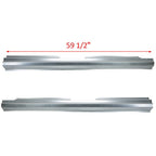Outer Rocker Panels Slip-On Pair For Jeep Wagoneer Comanche 2dr 1984-96