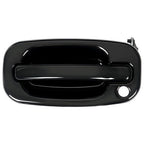 2Pc Front Outer Door Handle Set for Chevy Silverado 1500 1999-2007 Glossy Black